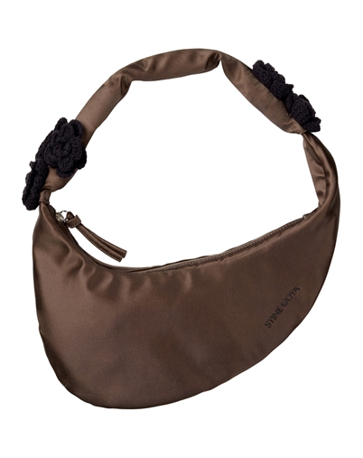 Stine Goya - Crochet Flower Satchel Taske - Cocoa